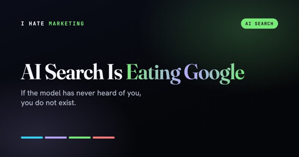 AI Search Is Eating Google: What It Means When ChatGPT, Perplexity, and Gemini Decide Whether Your Company Exists